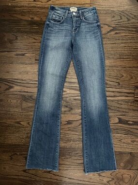NWOT L'AGENCE Bootcut Raw Hem Jeans Size 23